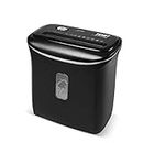 Texet CC612EX Paper and Card Shredder | Crosscut Shredder | Auto Start & Stop Functions | cuts 6 Sheets at a time | 12L Waste bin | for Home and Office Usage | Shreds Credit and Debit Cards