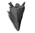 RiderRange 190T Taffeta Scooter Body Cover Compatible with Crayon Envy | Water Resistant | Dust and Heat Protection | Elastic Bottom | Double Stitched | 5-Thread Interlock (Grey)