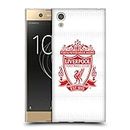 Official Liverpool Football Club Red Away Crest Designs Soft Gel Case Compatible for Sony Xperia XA1 / Dual