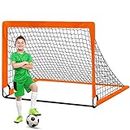 Football Goal for Kids Foldable Football Net Goals Post for Garden Training Equipment Soccer Sport Games Boys Indoor Outdoor Toys