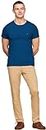 Tommy Hilfiger Homme Stretch Slim Fit Tee Mw0mw10800 T-shirts Manches Courtes, Bleu (Anchor Blue), L EU