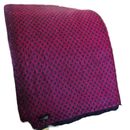 Cashmere | 4 Ply| Throw/Blanket| Hand Loomed| Nepal| 2 Color| Fuchsia & Black