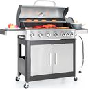 Propane Gas Grill 7 Burners Stainless Steel Cooking Grill Outdoor BBQ 65800 BTU