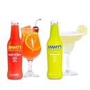 Jimmy's Gin Appreciation Pack | Cocktail Mixers | Two Flavours | Mix With Gin| Party Pack… (Margarita & Sex On The Beach, Pack of 8)