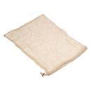 Cotton Shoe Bags, Large Drawstring Storage Bags for Travel, Beige