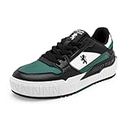 Red Tape Casual Sneakers Shoes for Men | Soft Cushioned Insole, Slip-Resistance, Dynamic Feet Support, Arch Support & Shock Absorption Black/Green
