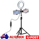 USB LED Ring Light Dimmable Studio Photo Video Lighting with Phone Holder Tripod