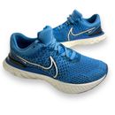 Zapatos Nike para hombre 10 React Infinity Run Flyknit 3 azul holandés negro DH5392-400