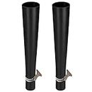 ExBePe Baseball Softball Batting Tee Topper Replacement Rubber Holder for Tee Ball Stand Hitting Tee and t Ball tee Pack of 2 with 3 Hose Clamps