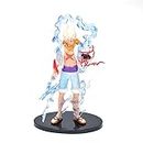 Daiyamondo Premium One Piece Anime Monkey D. Luffy Gear 5 White Action Figure- Unlease The Power Of Highly Detailed Collectible With Dynamic Pose (White Luffy Gear 5)(20Cm Height)
