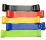 5-Piece Set Resistance Bands Exercise Sports Loop Fitness Home Gym Yoga Latex