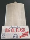 New in box Wembley Stainless Steel Big Ol' Flask 64 oz Fun Novelty Gift