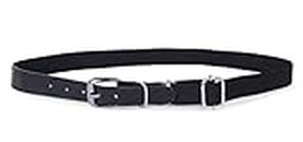 Zacharias Boy's Stretchable Belt for kids 1001_(4-12 Years) (Pack of 1) (Black)