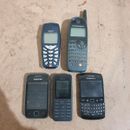 Lot of 5 Nokia Samsung Blackberry Motorola LCD Screen keypad Smartphone for Part