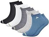 SJeware 5 Pairs Solid Ankle Length Socks for Men & Women, Multicolor, Pack of 5, Free Size