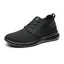 Bruno Marc Men's Mesh Sneakers Lightweight Breathable Walking Running Shoes All Black Size 8 M US Zero-01