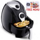 Electric No Oil Air Fryer Multifunction Programmable Timer & Temperature Control