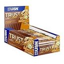 USN Trust Cookie Bar, Salted Caramel Protein Cookie: High Protein Bars, Perfect On-the-Go and Post-Workout Protein Snacks (12 x 60g Bars per Pack)