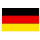 Germany Flag 5ft x 3ft with Eyelets (150 x 90cm), Large Germany National Flag for World Cup 2022 - Vivid Color & UV Fade Resistant, Germany Football Fans Flags for Outdoor/Bar/Party Decorations