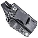 Concealment Express Walther CCP (Incl. M2) Holster IWB Kydex | Concealed Carry Holster by Rounded for Walther CCP (Incl. M2) Models | Right Hand | Black