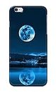 TEMADCASES� Beautiful Moon View On River Hard Back Case Cover for Apple iPhone 6 (4.7") / iPhone 6S (4.7") Back Cover -(N1) TEJ1007