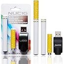 NUCIG UK Brand Premium Electronic Cigarette Starter Kit | Electric Cigarette | Vape | e Cigarette kit | Without Nicotine | Without Tobacco (GREEN GLOW)