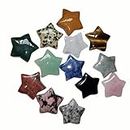 Star Shaped Crystals,Crystal Decoration Set - Decorative Star Rock Stones Crystal for Garden, Lawn, Flowerpot, Fishbowl,