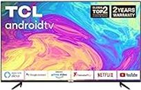TCL 43P617K 43 Inch 4K UHD Smart Android TV with Freeview Play, HDR10, Micro Dimming Pro,Prime Video, Netflix, YouTube,Dolby Audio, Bluetooth, WiFi, 2*HDMI, 1*USB, Slim Bezel - Black