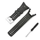 CWYTTZQ for SUUNTO Ambit3 strap， Replacement watchband for SUUNTO Ambit 3 Peak, 3 Sport, 3 Run, 2R, 2S, 2, and 1（Black2，Silver）