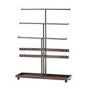 Home Traditions Z01648 Tree Tower, 3 Tier Metal with Modern Look and Jewelry Organization, Bronze
