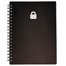 Nokingo Spiral Password Book with Tabs - 5x7 inch Password Organizer with Alphabetical Tabs for Internet Login, Website, Username, Password. Password Keeper for Home or Office