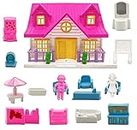 Amisha Gift Gallery Dollhouse for Girls with Furniture Made by ABS Plastic, Doll House for Kids, Girls and Boys (New Dollhouse) (Doll House - Small Dream House)