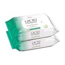 Lacto Calamine Daily Cleansing Facial Wipes 25N Each - Pack of 2 | Wet Wipes for Face with Aloe Vera, Cucumber & Vitamin E | Makeup Remover Wipes| Hydrating,Refreshing, Soothing|Paraben & Alcohol Free