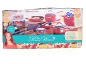 The Pioneer Woman 25 Pc Frontier Speckle W/ Heritage Floral Cookware &Baking Set