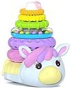 Move2Play, Unicorn Stacking Toy, Baby Toy 6 to 12+ Months, Ages 0-6+ Months, 9, 10, 18+ Months, Girls Development Toy