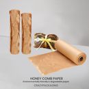 30/50m Honeycomb Paper Wrapping Brown Kraft Roll Cushion Protective Eco Friendly