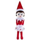 Plushee Pals® Snuggler Peluche Elf on The Shelf Scout Elf pour Enfants et Adultes Motif Yeux Bleus