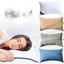 Bed Pillows for Sleeping 1 Pack, Hotel Collection Bed Pillows, Feather Velvet Pillows for Side Back and Stomach Sleepers Lightning Deals Of Today and Sales Today Clearance Prime Only amaon Prime