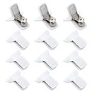 12pcs Duvet Clips for Comforter Inside, Strong Hold Blanket Quilt Fasteners Foam Metal Padded Duvet Cover Clips Prevent Shifting Bedding Accessories Quickly Install