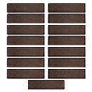 Gominimo Carpet Stair Treads Set of 15, Non-Slip Stair Runner for Safety and Grip for Kids Elders and Dogs, Pet Dog Stair Treads Indoor Outdoor Brown