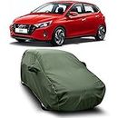CREEPERS Fully Waterproof Car Body Cover with Mirror Pockets for Hyundai i20 1.0 Turbo GDI Petrol IMT Sportz IMT (Mehendi)