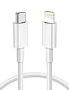 RAPIDRISE USB Type-C to Lightning Charger Cable 1M for PD 20W Fast Charging and Data Sync Transfer Compatible with Apple I-phone 14 13 12 11 X Plus Pro Max,I-pad,Macbook,Airpods etc