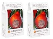 Butterfields Candy - Gourmet, Old-Fashioned HONEYBELL ORANGE Buds Hard Candy, 7 Oz (2 Pack) | Gluten Free | Made with 100% Real, Pure Cane Sugar | Handcrafted in the USA (Orange)