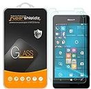 [2-Pack] Microsoft Lumia 950 Tempered Glass Screen Protector, Supershieldz Anti-Scratch, Anti-Fingerprint, Bubble Free, Lifetime Replacement Warranty