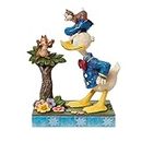 Enesco Disney Traditions by Jim Shore Donald Duck with Chip and Dale Figurine, 4.75 Inch, Multicolor