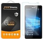 Supershieldz (2 Pack) Designed for Microsoft (Lumia 950 XL) Tempered Glass Screen Protector, Anti Scratch, Bubble Free