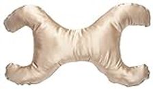 Save My Face La Petite Pillow with Satin Champagne Case