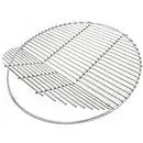 Hongso BGE18 (Aftermarket) Stainless Steel Round Grid Hinged Cooking Grate Replacement for Large Big Green Egg Kamado Joe Classic Char-Griller Barbecue Ceramic Grill and Smoker 18 1/2 Inches