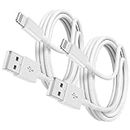 iPhone USB Charger Cable 1M, [ Apple MFi Certified ] iPhone Charging Lead Lightning Cable 1m, 3ft Original iPhone Fast Charger Wire for Apple iPhone 14 Pro Max/13/12/11/X/6 Plus/5S/mini/SE iPad
