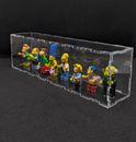 Scatola per 8 giocattoli LEGO MINIFIGURE - Organizer CUSTODIA trasparente moderna per giocattoli negozio